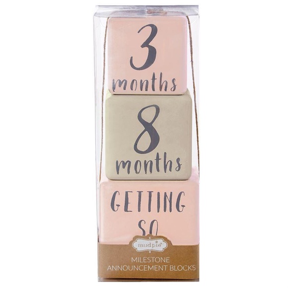 Mud Pie Milestone Announcement Blocks - Picture 5 of 5